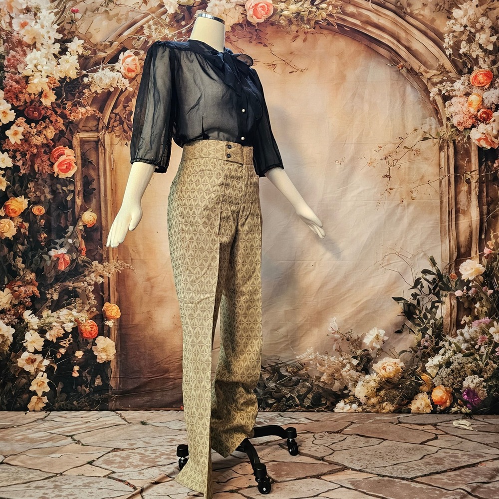 Vintage DEADSTOCK 1970s Levis Sta-Prest Slacks Pants Tan Diamond Flare 31x32 NWT - Picture 12 of 16